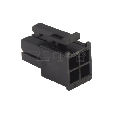 Pitch 4.2mm Male 双排 Housing 2X2Pin 黑色